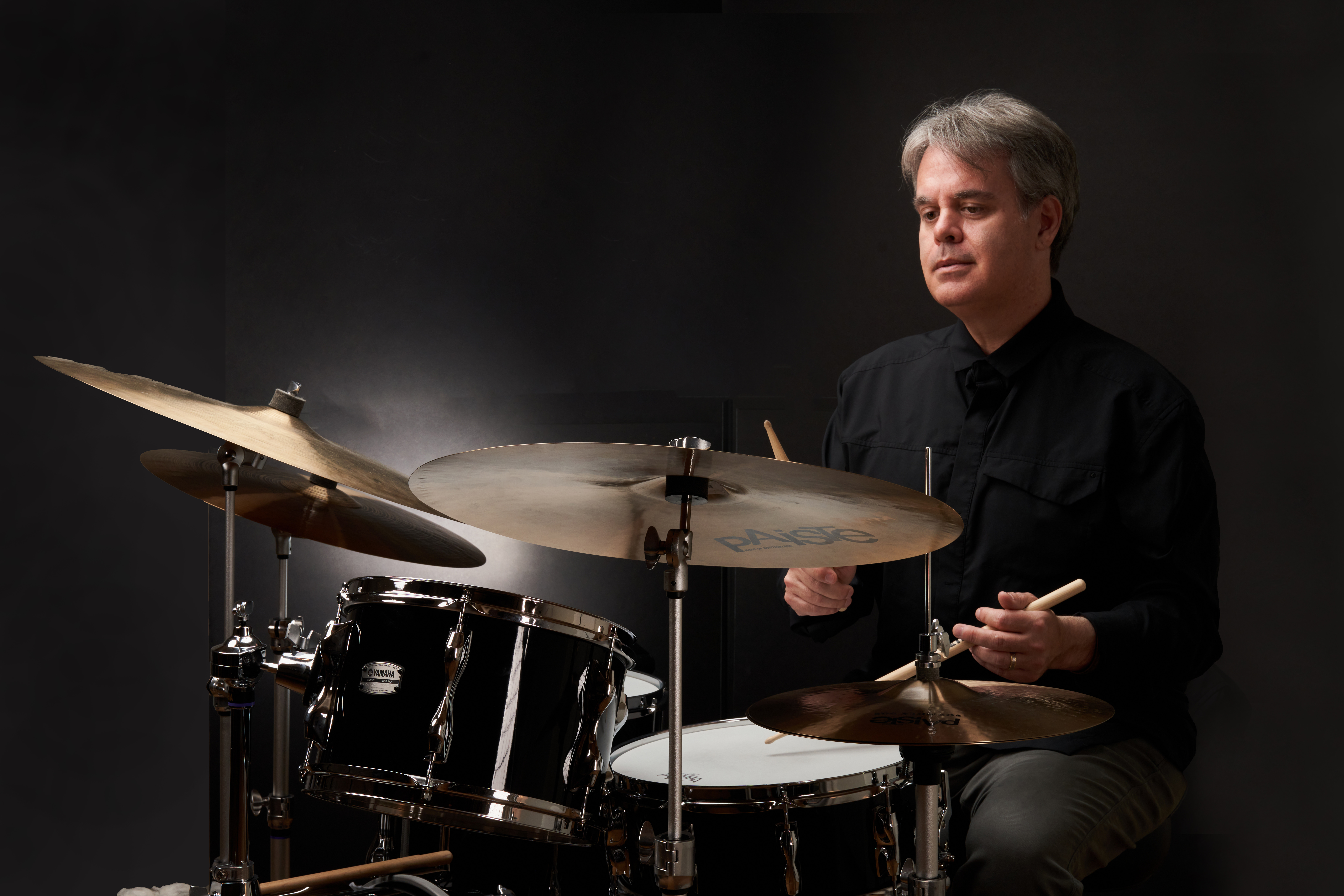 Rich Malloy playing drums